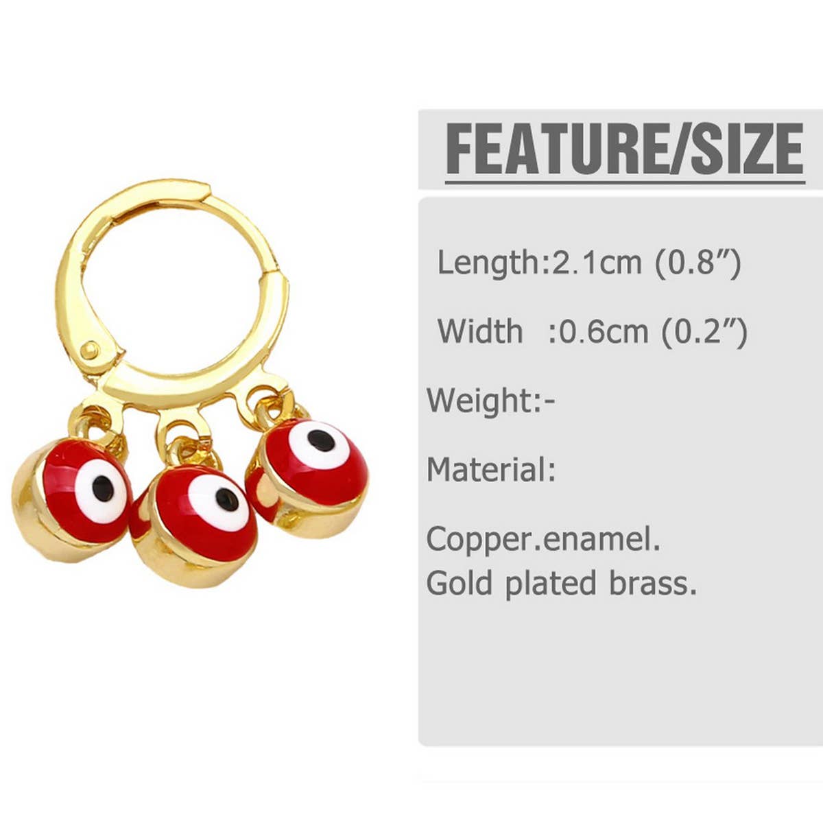 RETRO COLORFUL OIL DROP DEVIL'S EYE EARRINGS_CWAJE1021