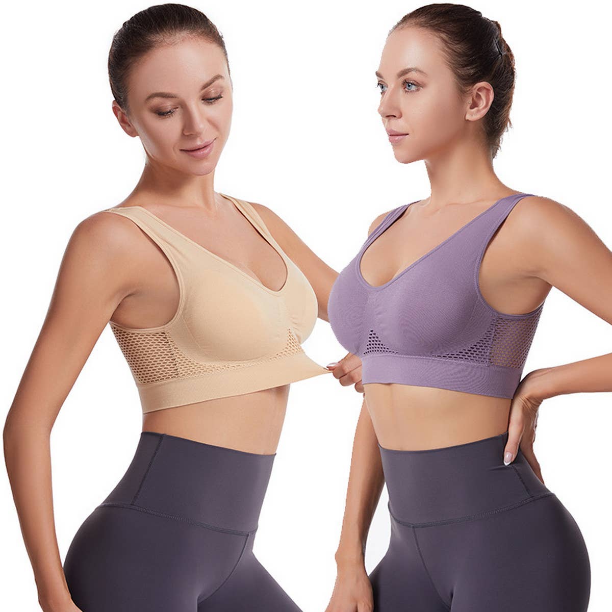 YOGA RUNNING PLUS SIZE SPORTS BRA UNDERWEAR_CWMU0297