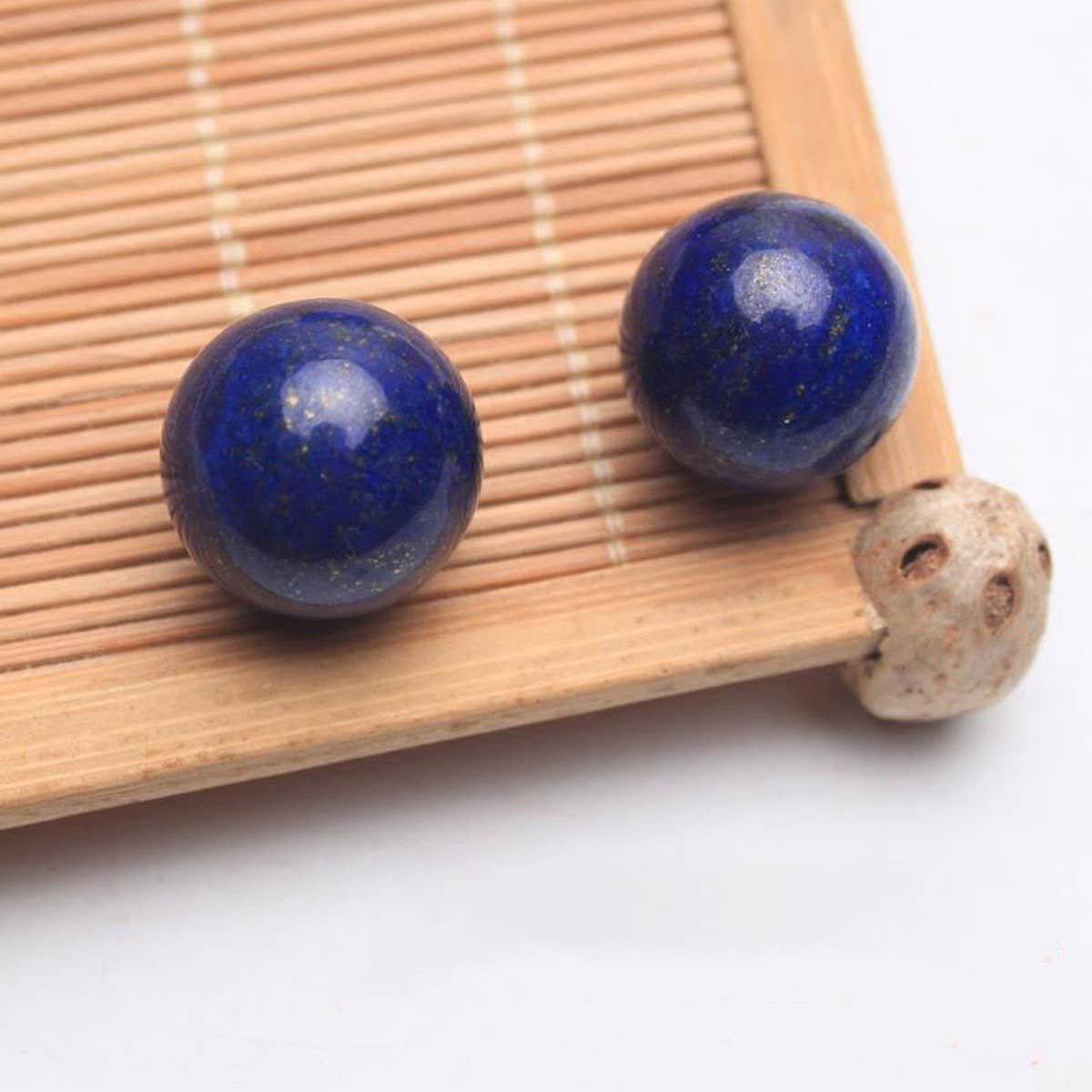 Natural Lapis Lazuli Crystal Ball Set