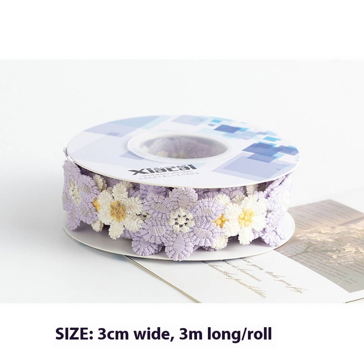 LACE EMBROIDERY FLOWER LACE DIY FABRIC RIBBON