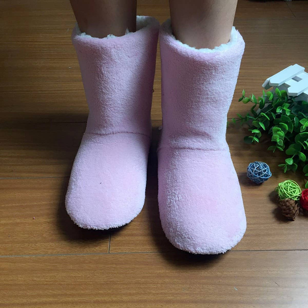 WINTER MEN AND WOMEN THICK WARM SOCK SLIPPERS
