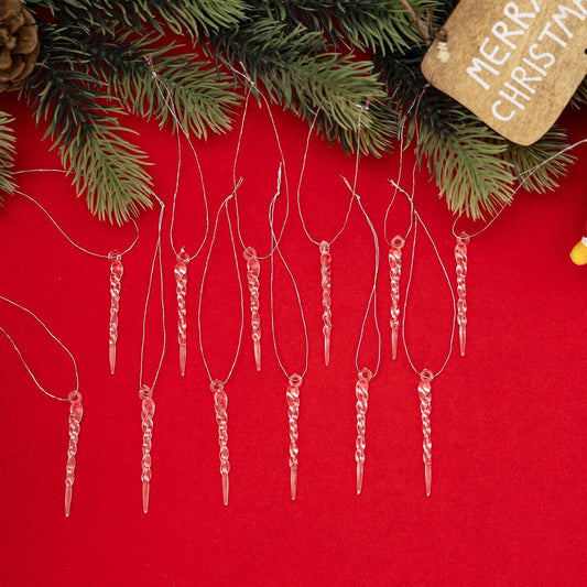 CWMM10183_ ACRYLIC ICICLE HANGING ORNAMENTS FOR XMAS TREE