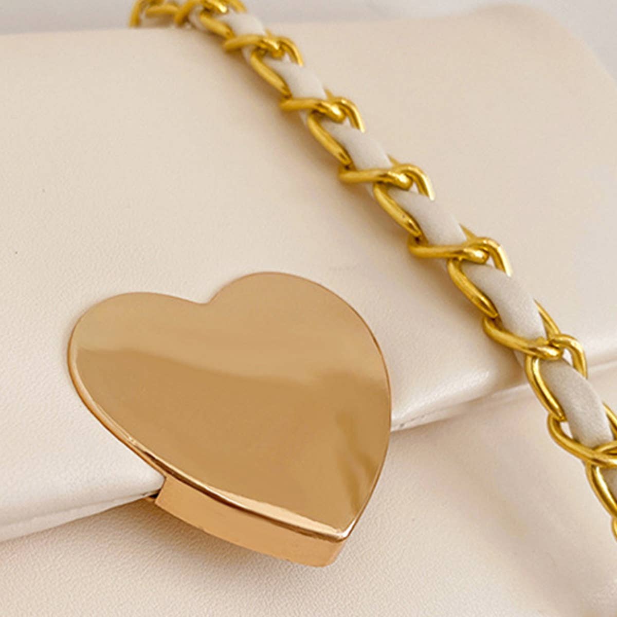 WOMEN CHAIN SMALL GOLD BALL SHOULDER BAG_CWAB1561
