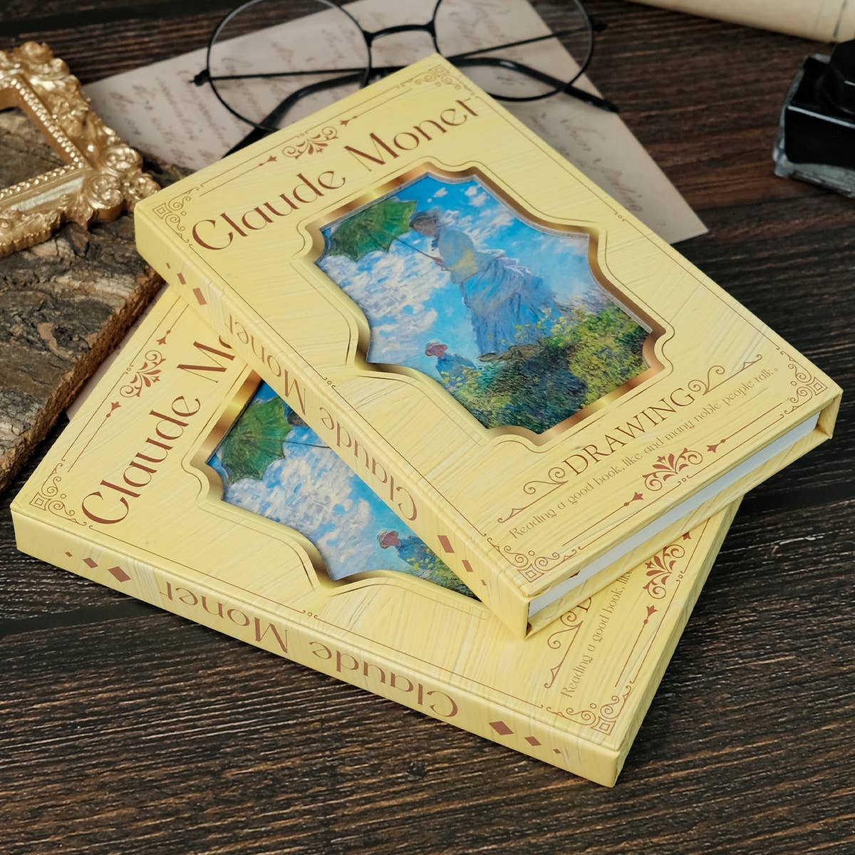 OIL PAINTING HARD COVER THICK NOTEBOOK_CWMM1847