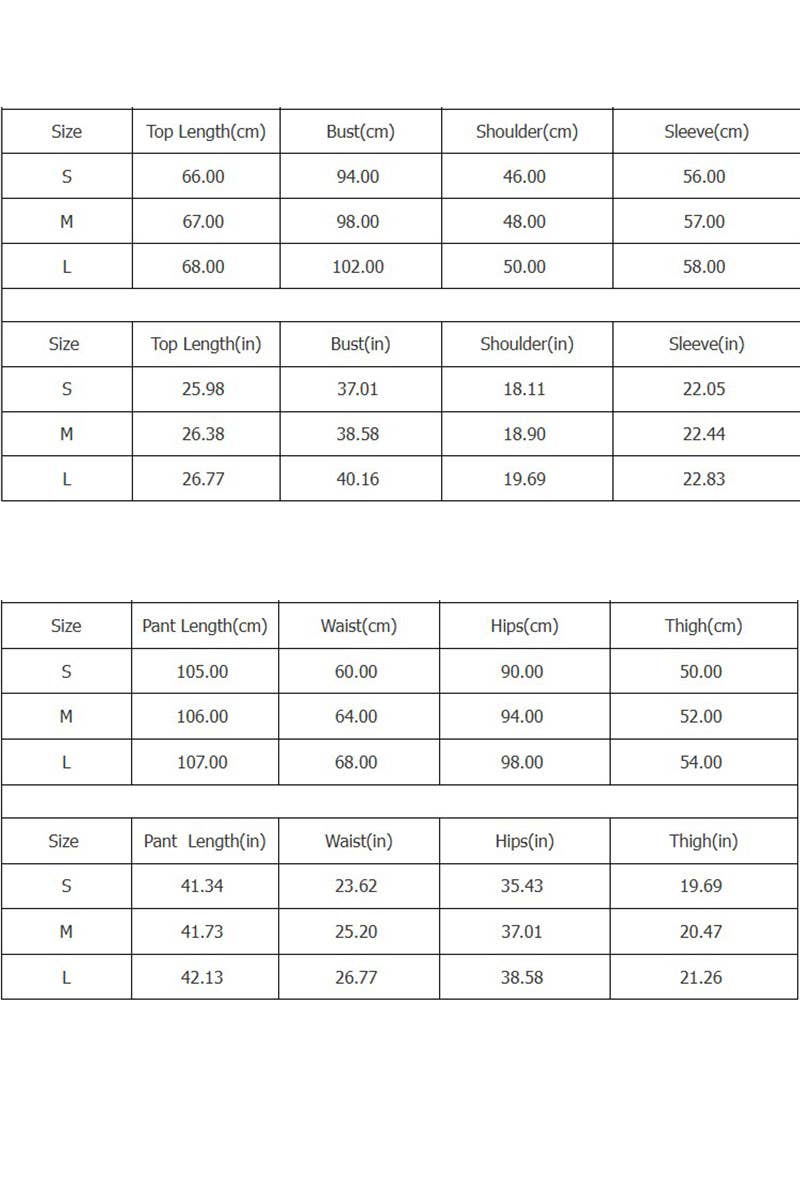 Single-breasted pants and long-sleeved two-piece sets