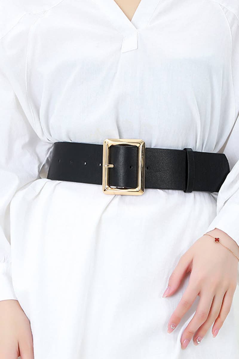 CWABE0255_Hot Selling Retro Big Buckle Decorative Belt