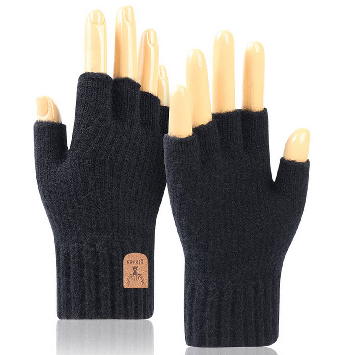 COLD-PROOF AND WARM THICK HALF-FINGER GLOVES_CWAG0120