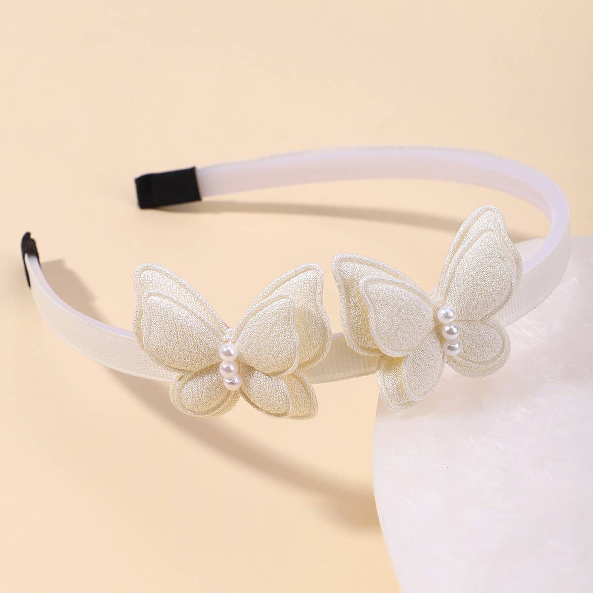 Double-Layer Butterfly Headband ? Candy Colors