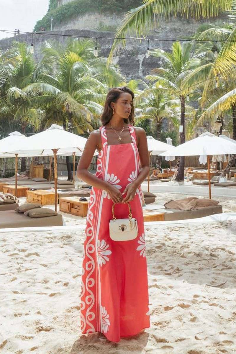 CWDMD948_POSITIONING PRINT ONE-SHOULDER A-LINE SLIP DRESS