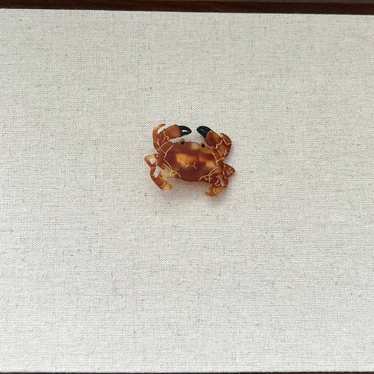 Crab Acetate Hair Claw - Cute Medium Duckbill Clip
