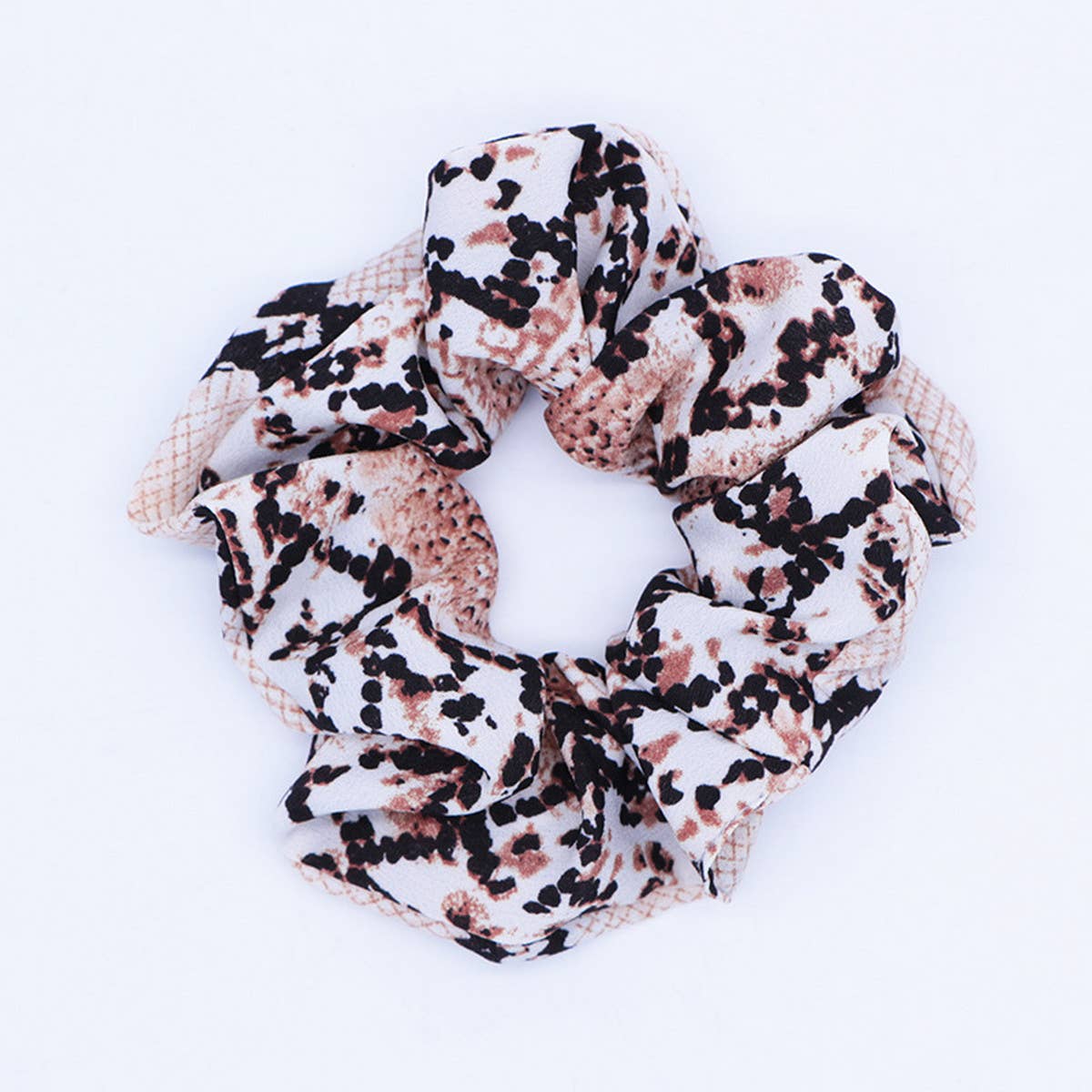WOMEN PRINTED SNAKE PATTERN HAIR TIE_CWAHA1070