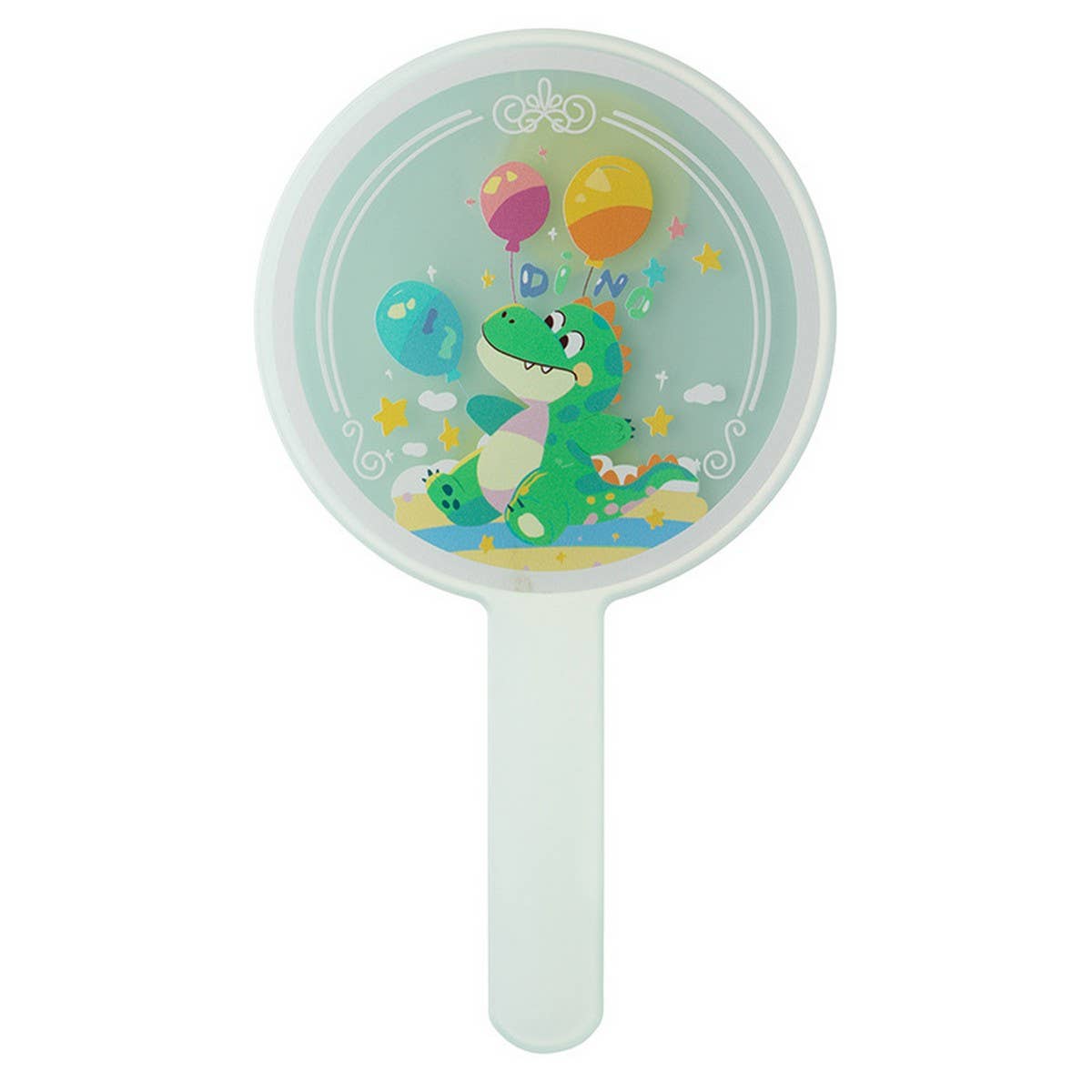 CWMM6948_PORTABLE CARTOON PRINT GIRL HANDLE MIRROR