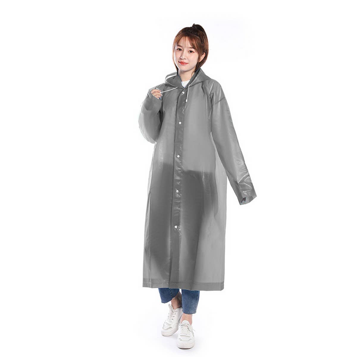 CWMM1492_PEVA HOODED THICKENED REUSABLE RAINCOAT