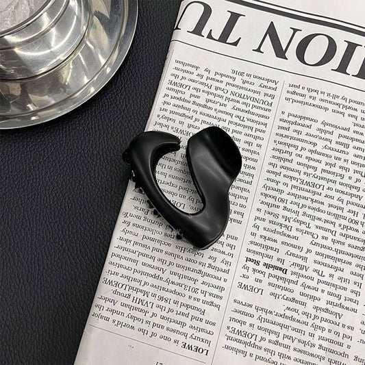 Irregular Metal Hair Claw - Trendy High Pony Clip_CWAHA0288