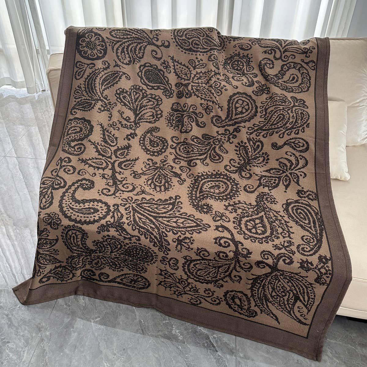 PRINTED WOVEN JACQUARD BLANKET_CWMM0322
