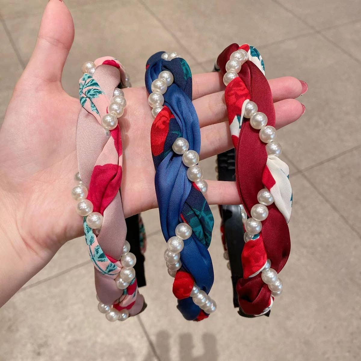 2024 NEW PEARL FLOWER HAND-WOVEN HEADBAND_CWAHA1704