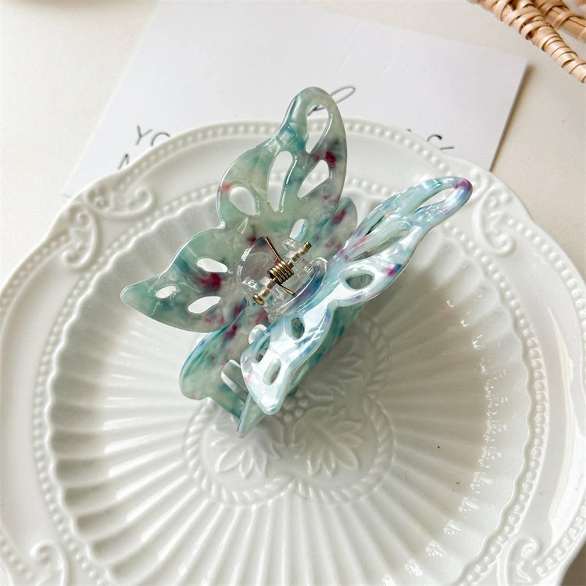 New Large Hollow Butterfly Hair Claw Women's Clip_CWAHA1028