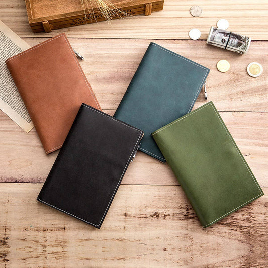 MULTIFUNCTIONAL ZIPPER ULTRA-THIN LEATHER WALLET_CWAB3711