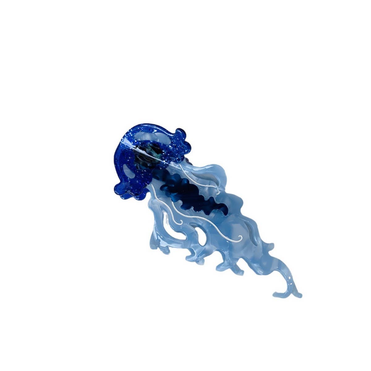 CWAHA4502_LONG TAILED PATTERNED JELLYFISH HAIR CLIP