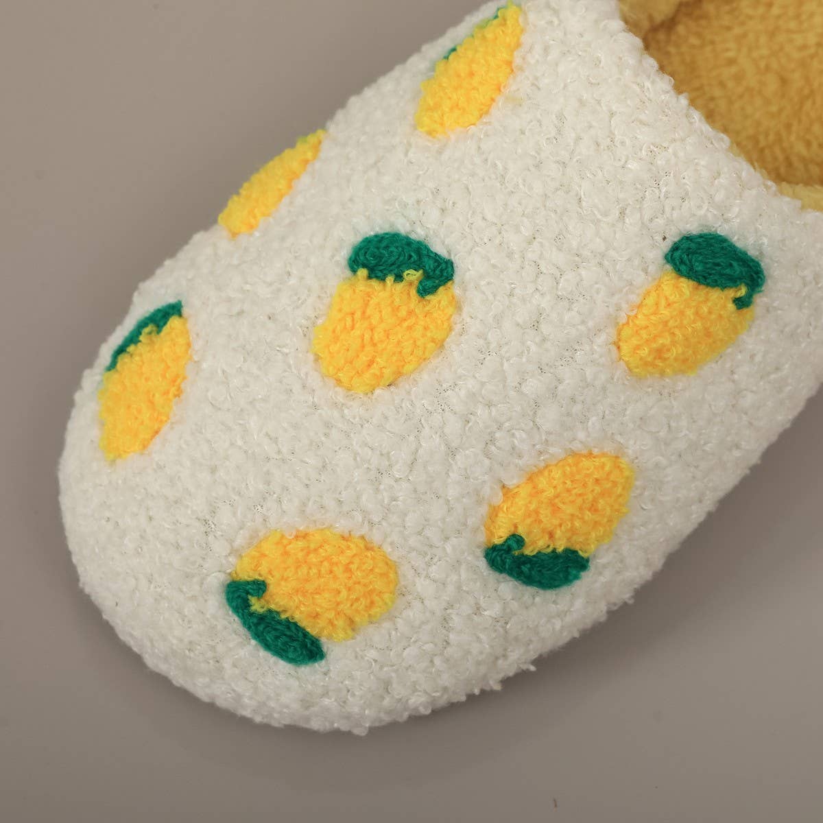 Lemon Cotton Slippers Women Winter Warm_CWSHF00224