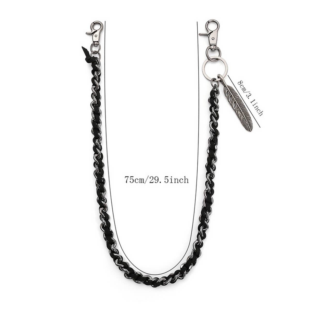 PUNK ROCK MEN'S HIP HOP PANTS CHAIN_CWMM4873