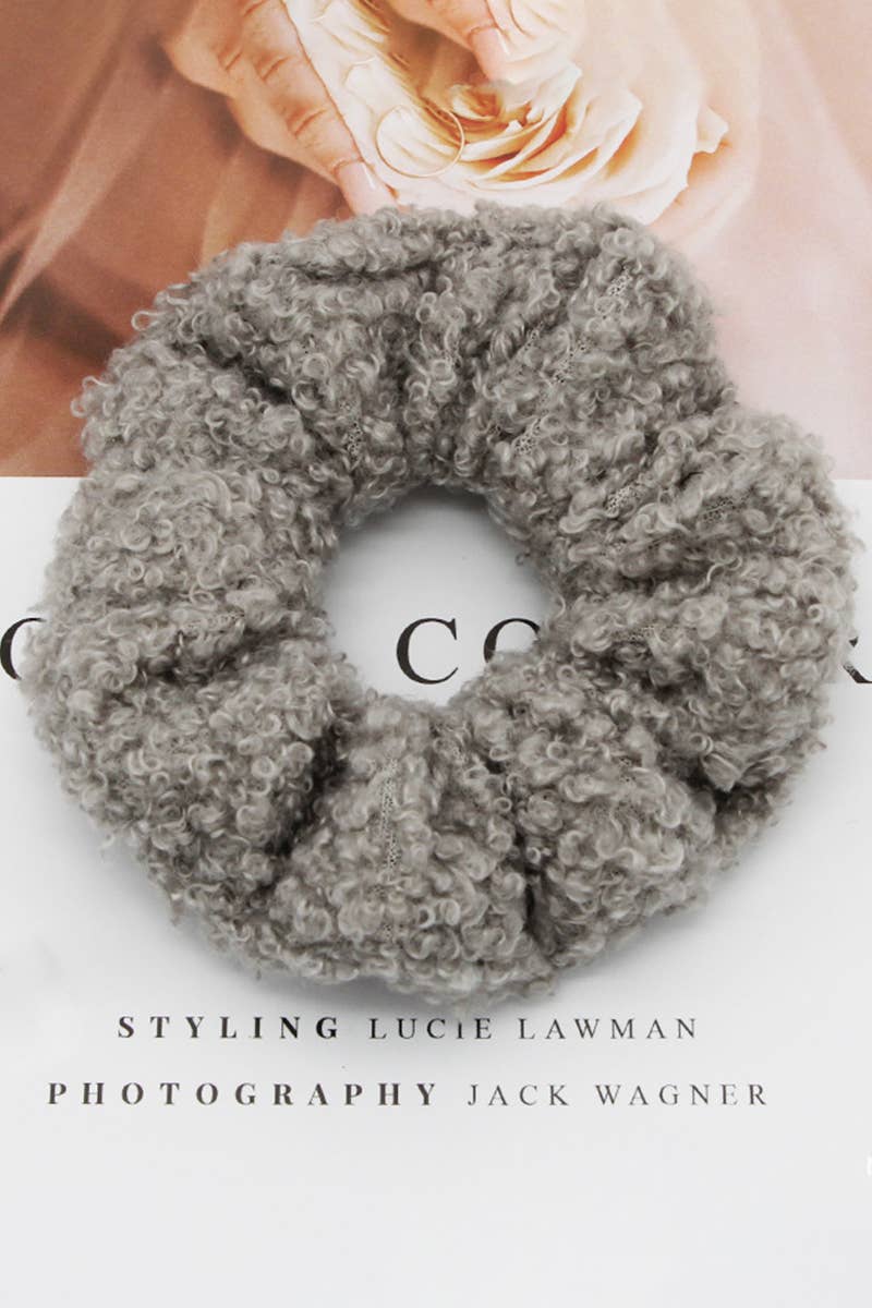 5PCS SOLID COLOR FLUFFY SCRUNCHIE_CWAHA0172