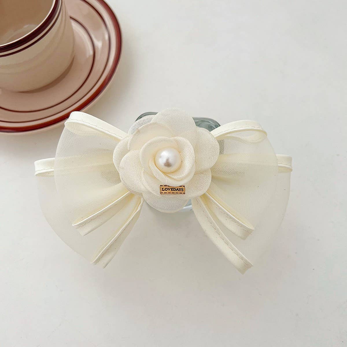 ROSE BOW VERSATILE ONE WORD HAIRPIN_CWAHA1178