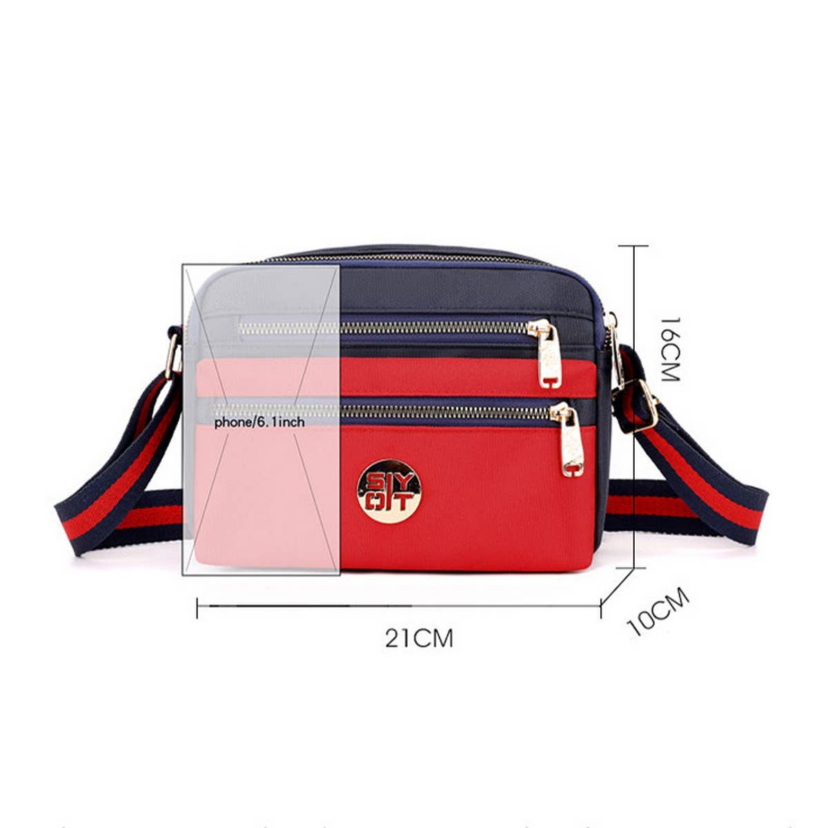 FASHION TRAVEL WOMEN'S SHOULDER MESSENGER BAG_CWAB3494