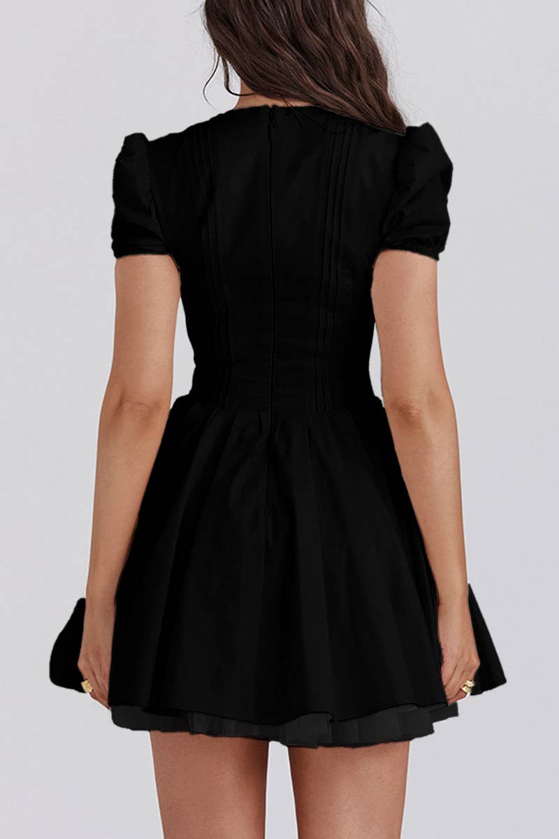 CWDSD7846_SUMMER FRENCH STYLE ELEGANT DRESS