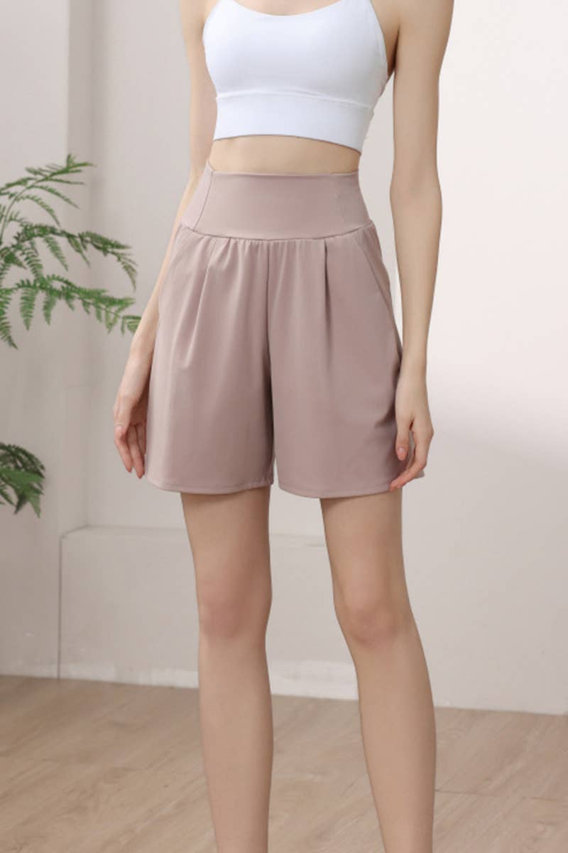 CWBSS0448_SUMMER LOOSE RUNNING YOGA SHORTS CYCLING PANTS