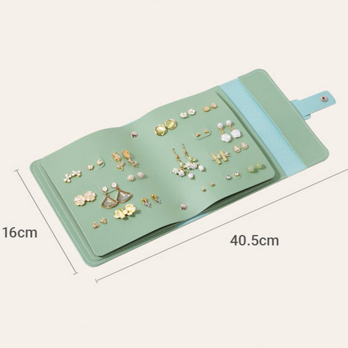 PORTABLE FOLDABLE EARRING BOX_CWMM1678