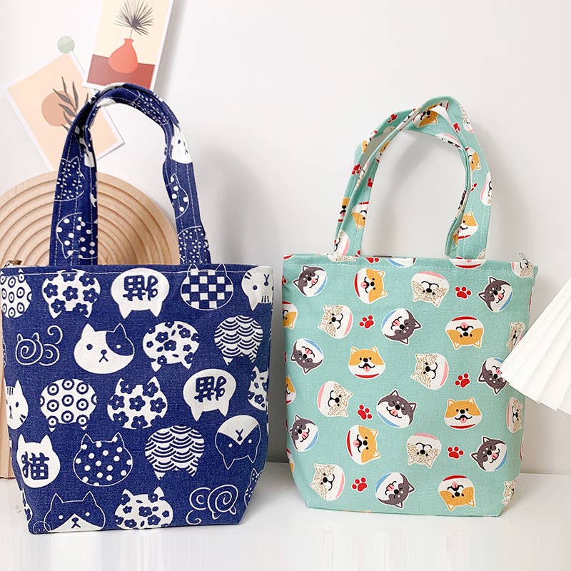 Cute cartoon dog large-capacity bento pack