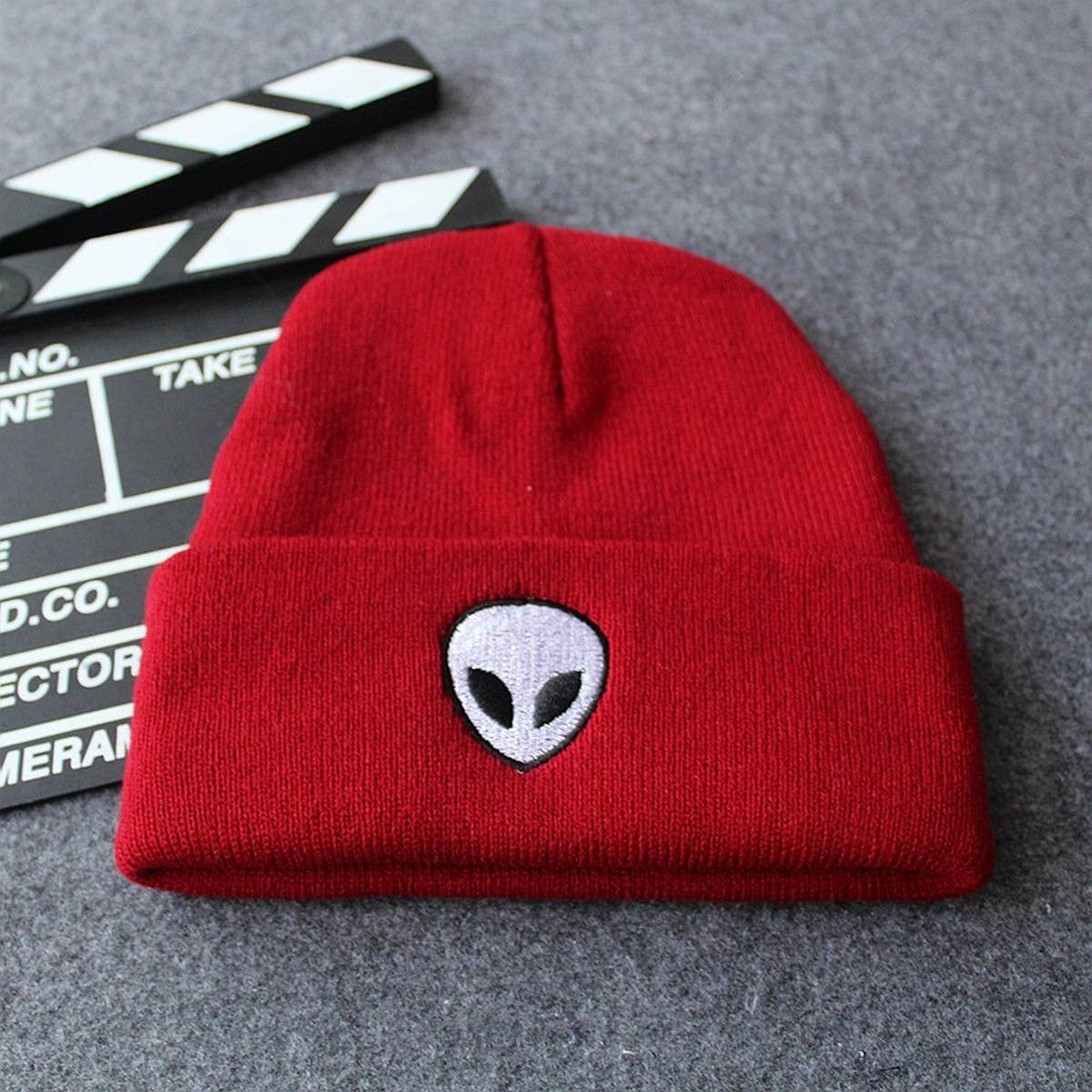 2024 NEW ALIEN SKULL KNITTED HAT_CWAH1620