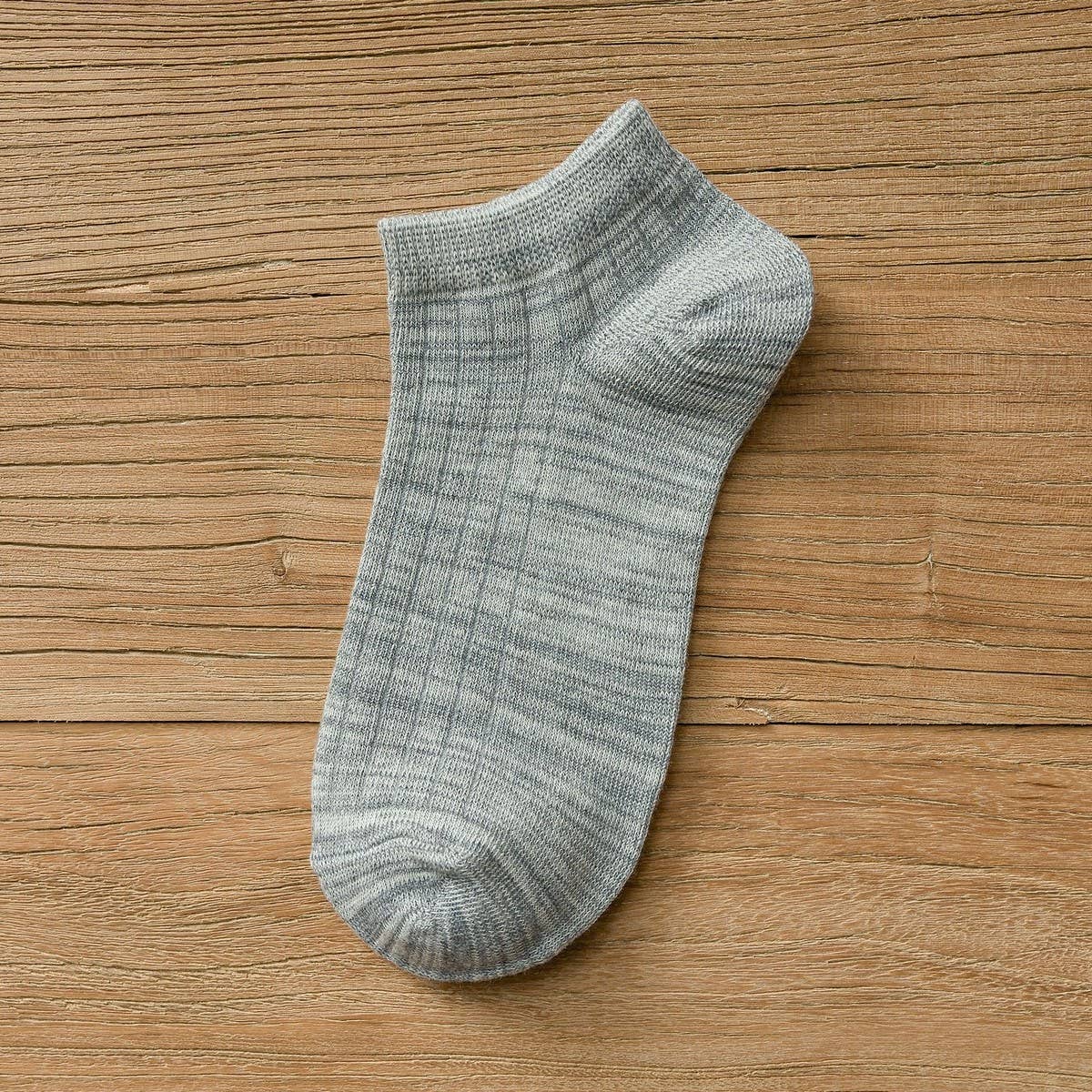 CASUAL SOLID COLOR COTTON PUMPS SOCKS_CWMS2007