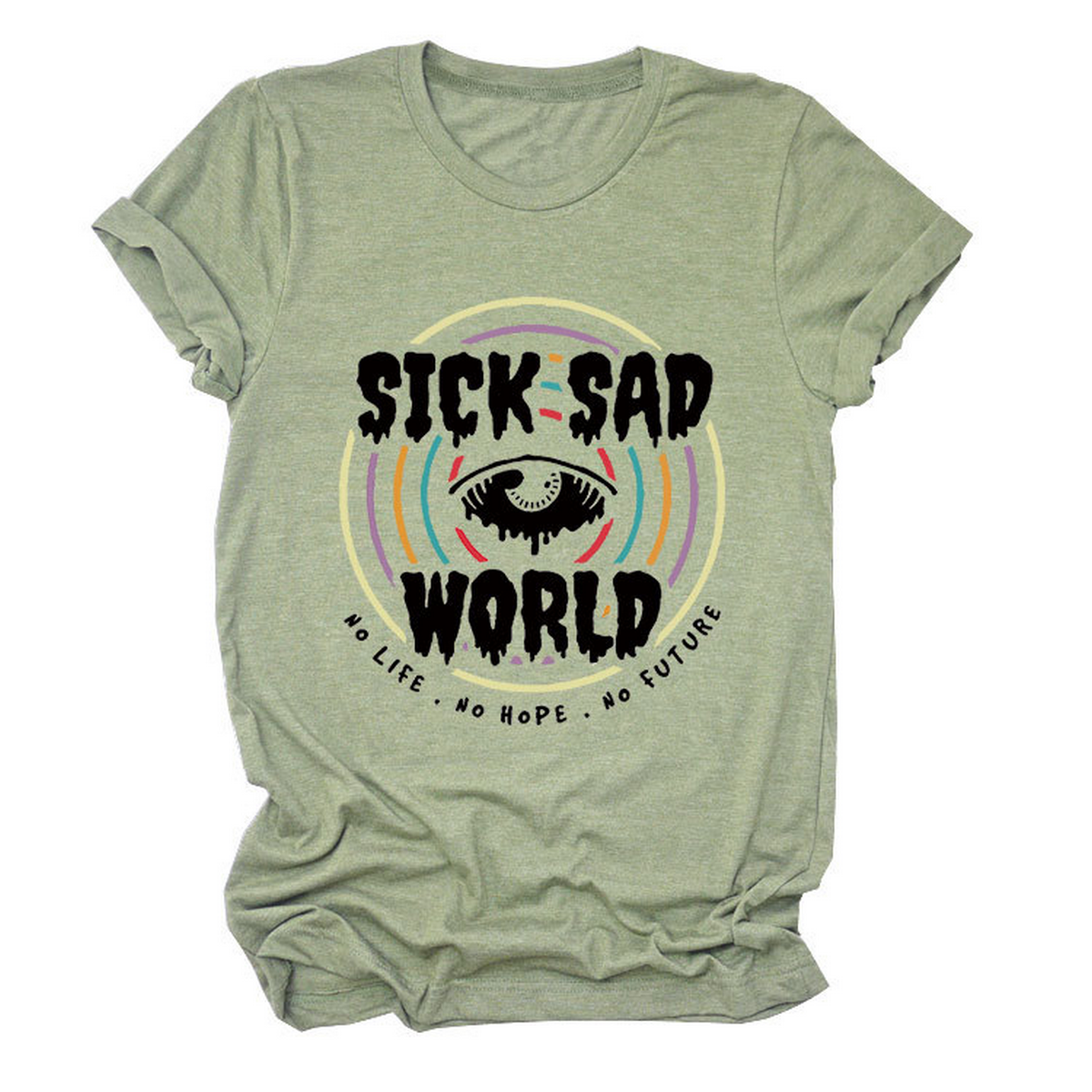 Simple Crew Neck Tee ??Comfortable Fit_CWTTS1532