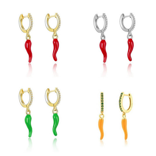 FASHIONABLE CHILI PENDANT EARRINGS_CWAJE1767