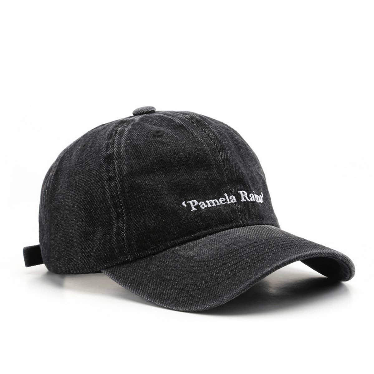 CWAH3209_DISTRESSED DENIM FASHION CASUAL BASEBALL CAP