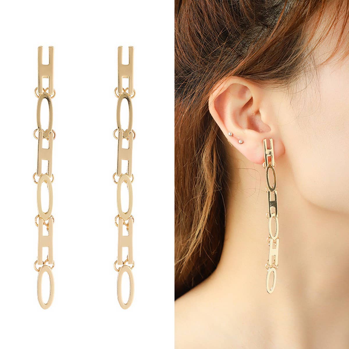 METAL LETTER IMITATION PEARL NECKLACE FOR WOMEN