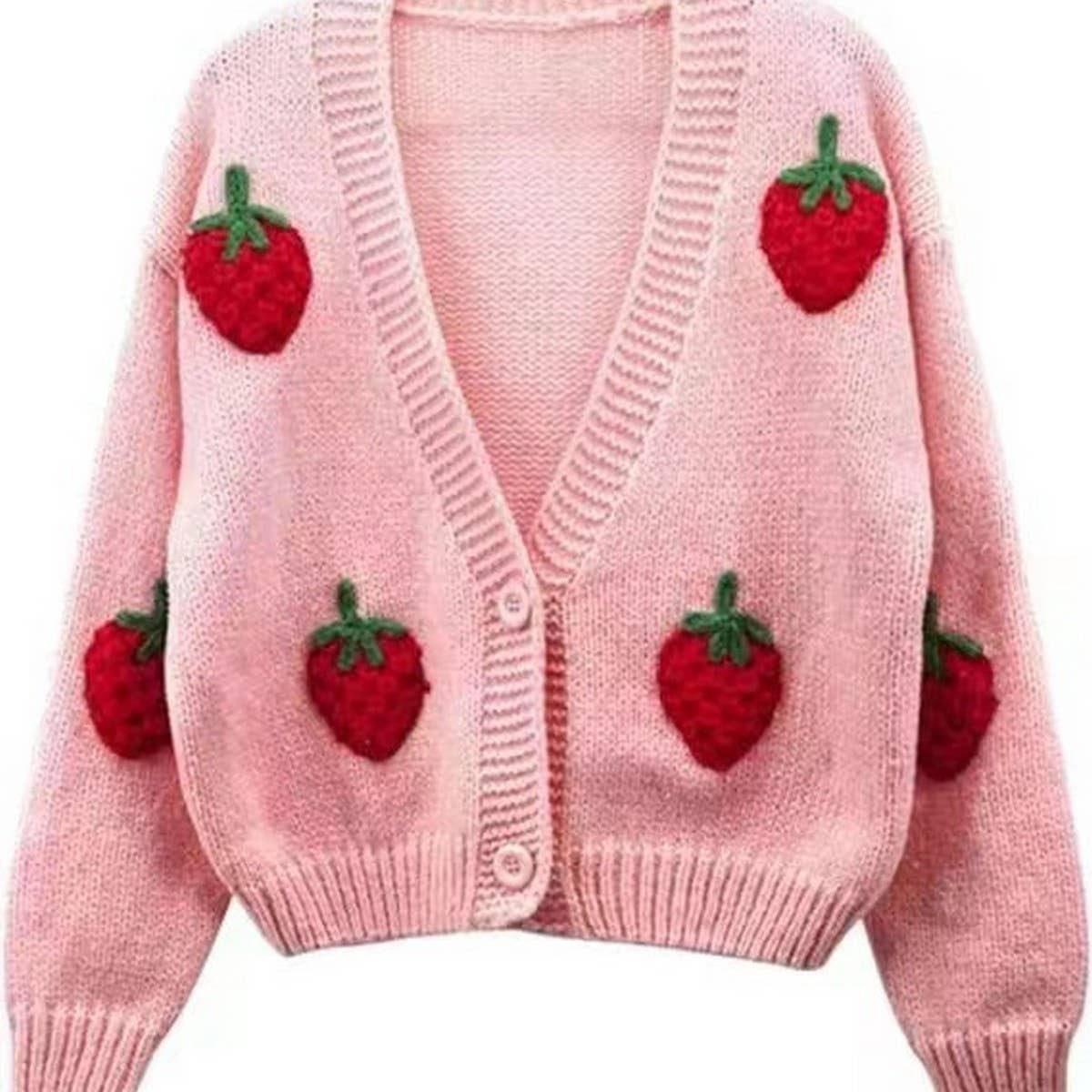 Women's Embroidered Knit Cardigan Jacket
