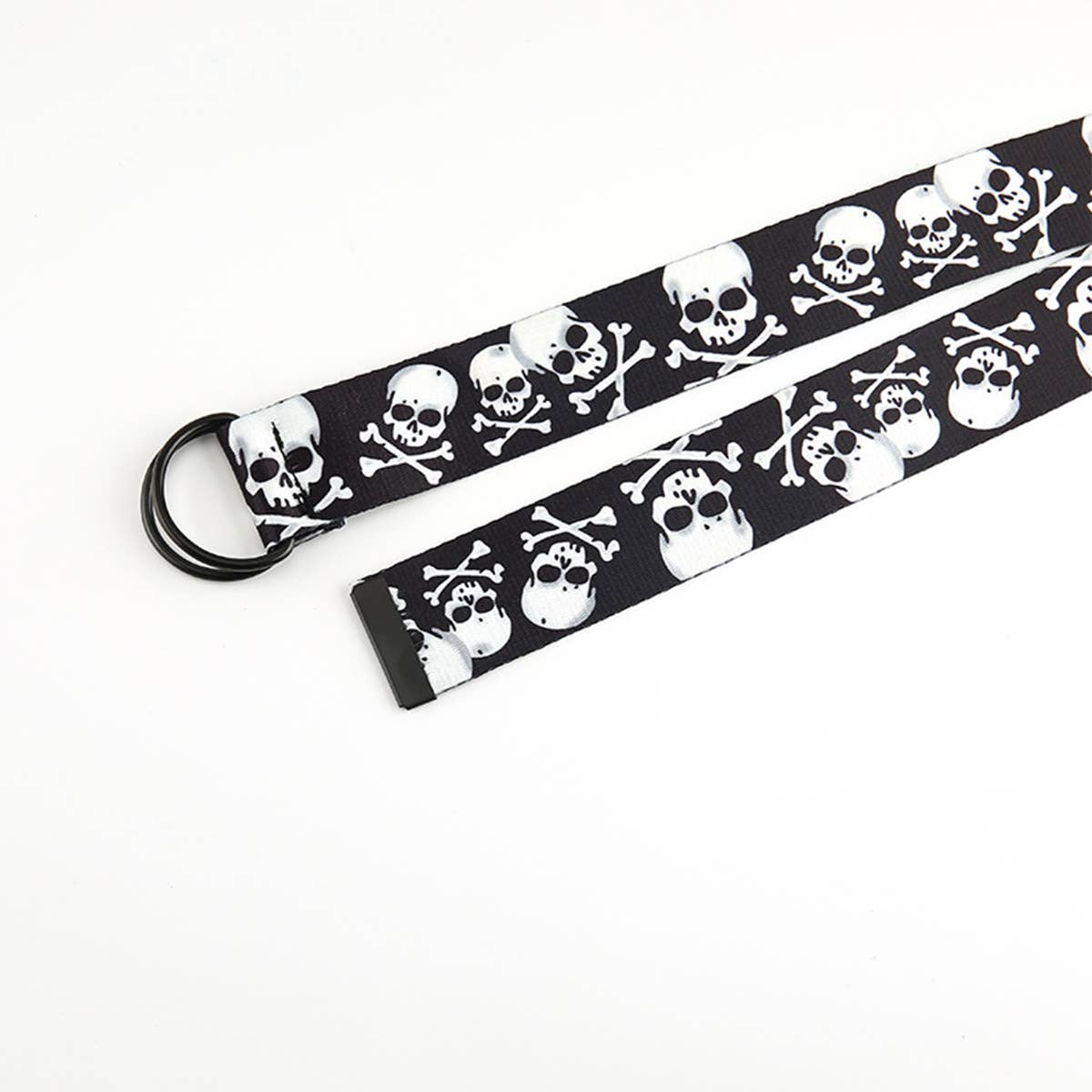 CWABE0955_VERSATILE SKULL CASUAL CANVAS BELT