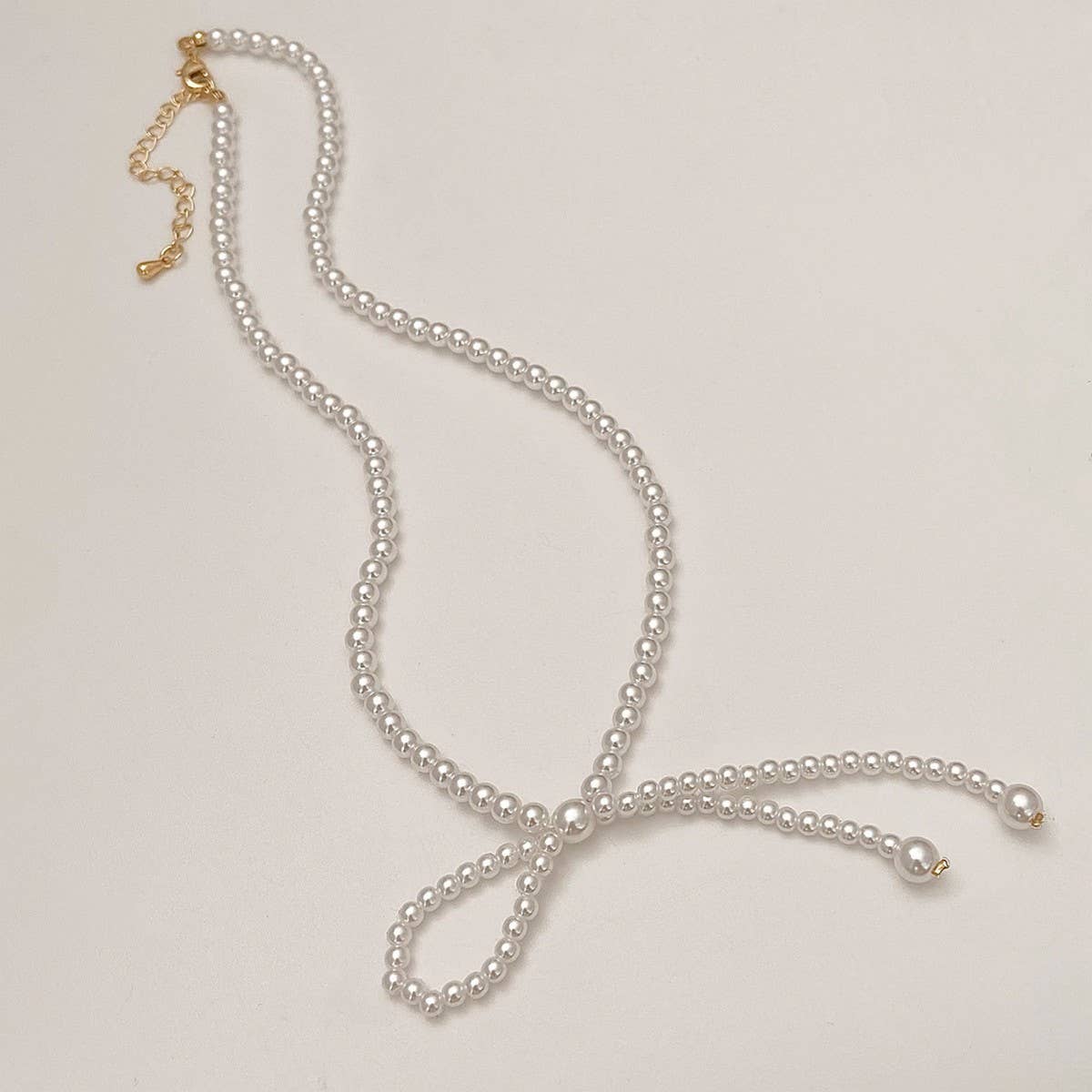 SUPER FAIRY SWEET BOW CLAVICLE NECKLACE FOR WOMEN