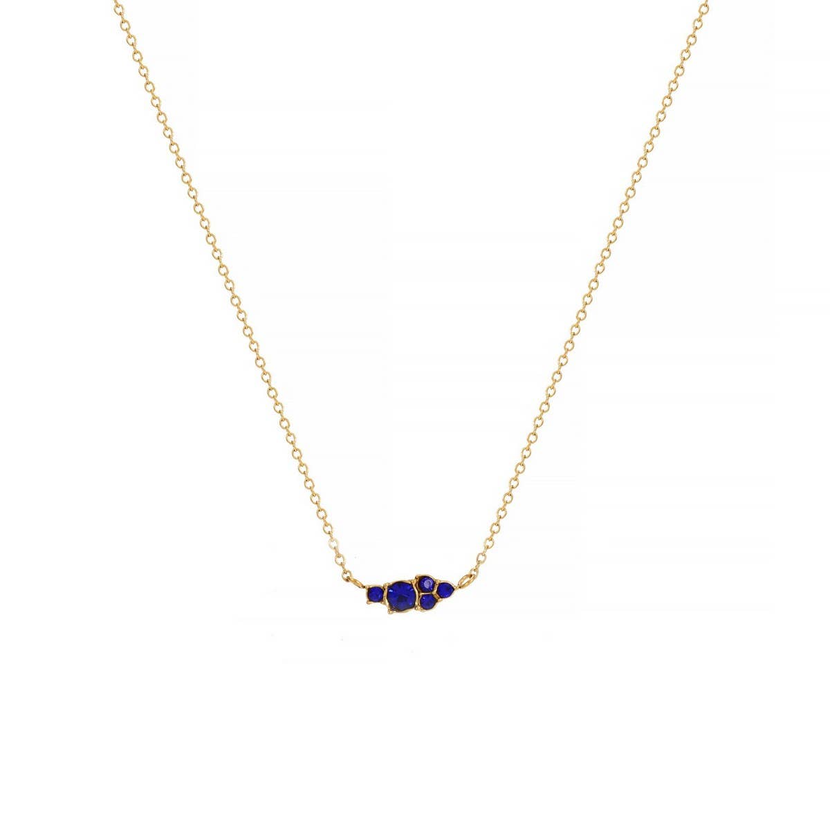 Classic Simple Colorful Birthstone Necklace
