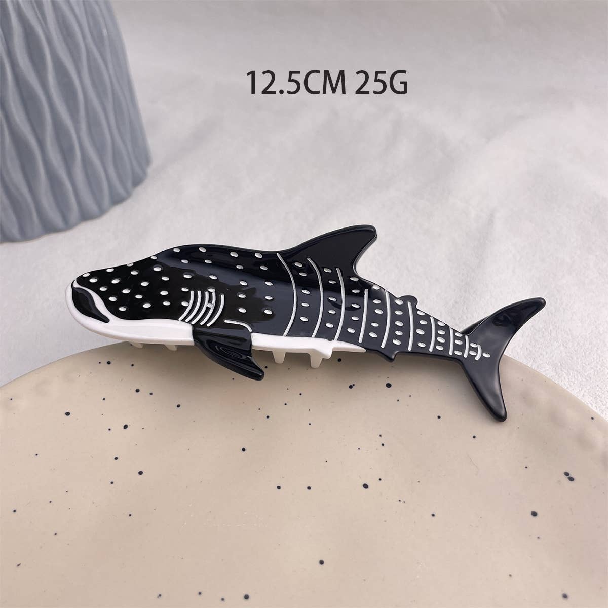 OCEAN WHALE SHELL FISH SEASHELL HAIR CLAW CLIPS_CWAHA0550