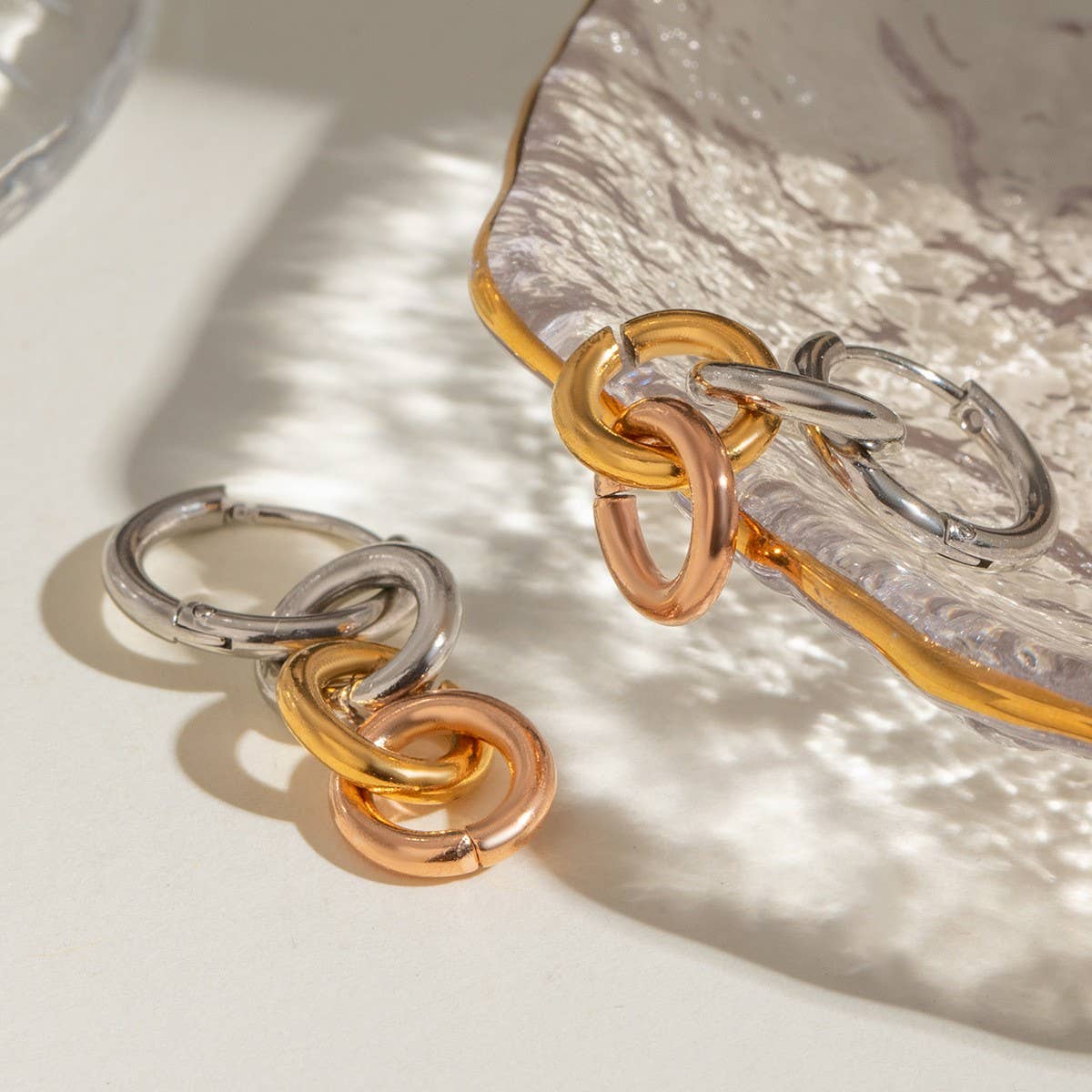 STAINLESS STEEL COLLAR HIGH-END EARRINGS_CWASC1687