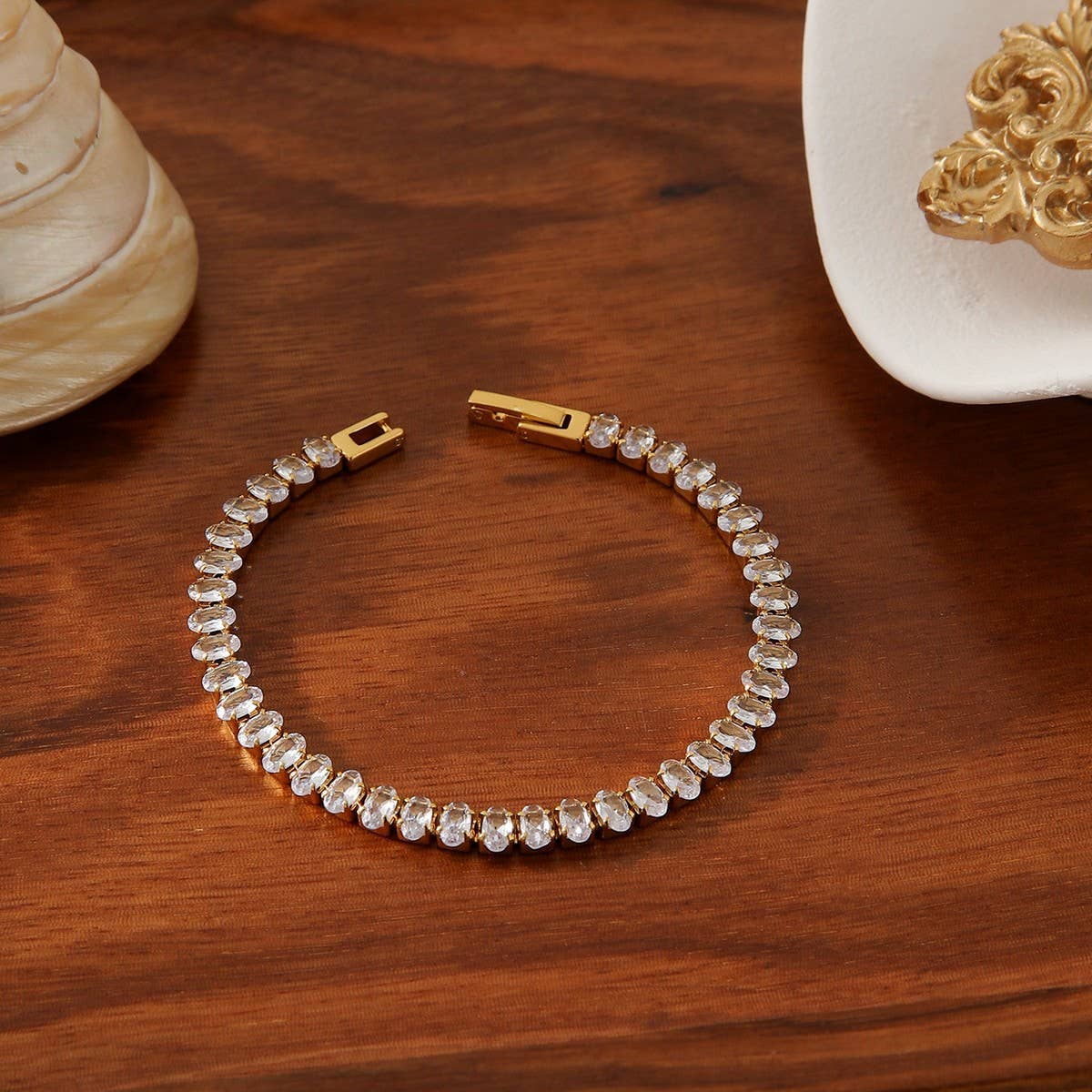 MULTI-COLOR DIAMOND SINGLE ROW FULL DIAMONDBRACELET