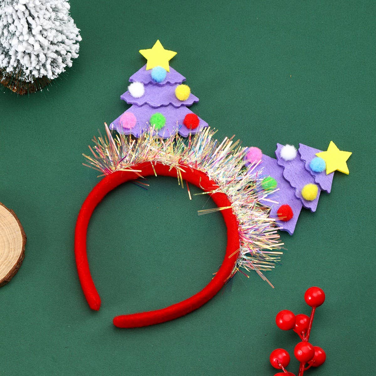 CHRISTMAS SEQUINED CHILDREN'S COSTUME HEADBAND