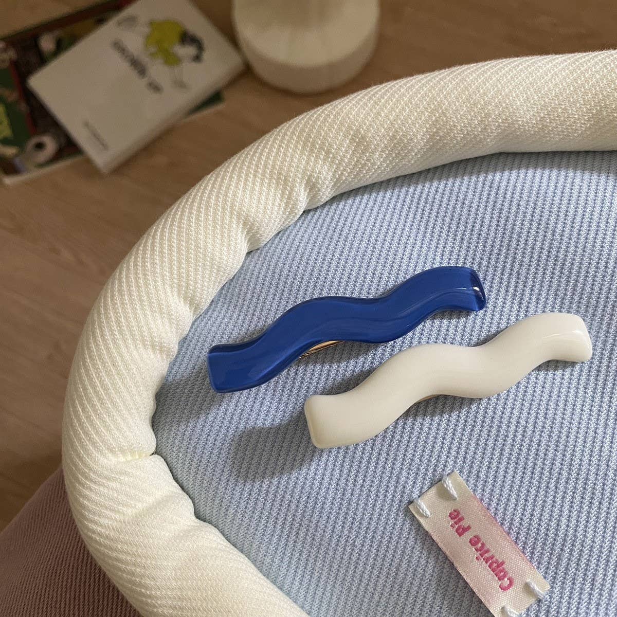 Candy Color Acrylic Wave Hair Clip - Side Bang Pin_CWAHA1289