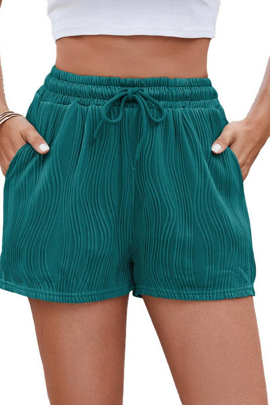 CWBSP0563_SOLID DRAWSTRING POCKET CASUAL SHORTS