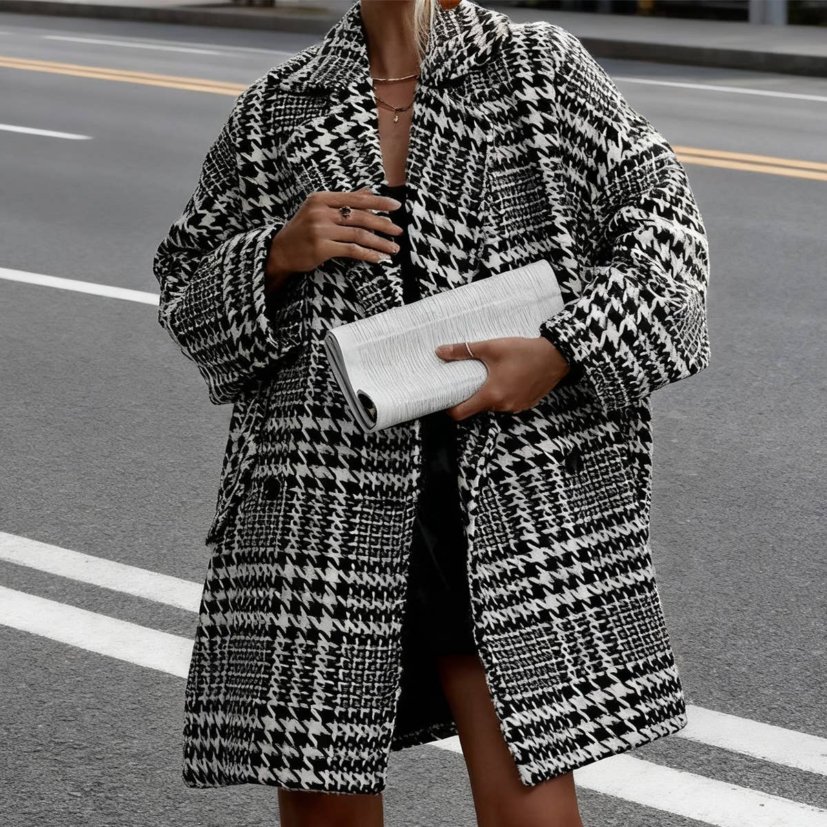 Thickened lining coat woolen jacket