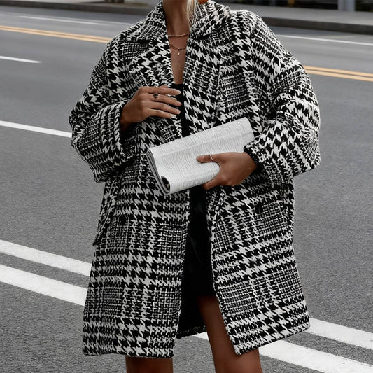 Thickened lining coat woolen jacket